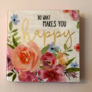 Decorative Flower Sign